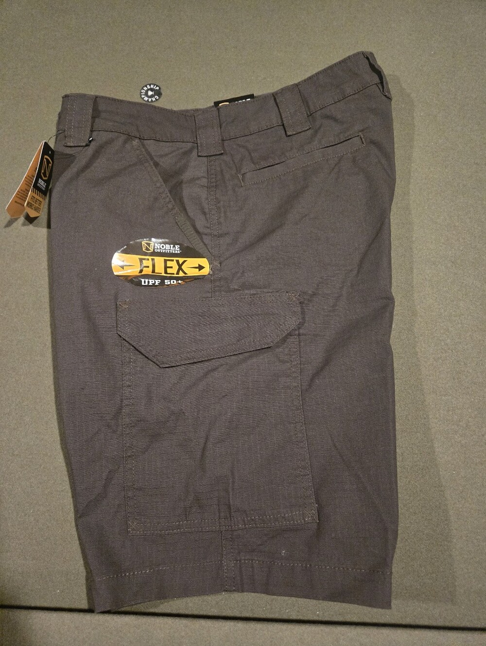 Men's Noble Outfitters Flex Cargo Shorts - Charcoal